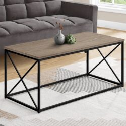 Table, Rectangular, Stylish Modern - Taupe