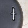 Wheelie - Modern Round Umbrella Base With Stainless Steel Holder - Black - Image 6