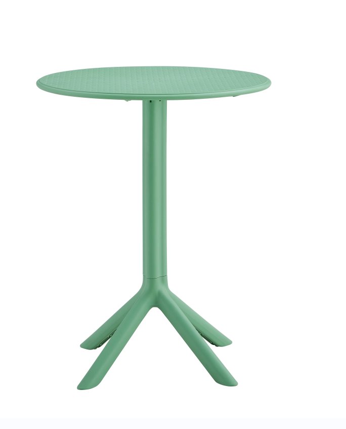 3 Piece Plastic Arm Chair Bistro Grs Premium Ocean Plastic - Green - Image 3