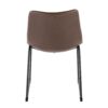 Duke - Industrial Side Chair (Set of 2) - Black / Espresso - Image 5