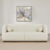 Anna - French Boucle Sofa - White - Image 6