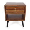 Asther - Bedside Table - Natural Wood / Brown - Image 3