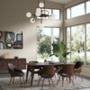 Malden - Bentwood Dining Chair With Wood Back - Distressed Black - Image 8