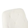 Modern Teddy Fleece Fabric Dining Chair With Gold Legs, Soft And Comfortable, Adjustable, Space Saving - Beige - Image 15