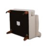 Alana Lawson - Accent Arm Chair Metal Casters - Sky Neutral Beige - Image 4