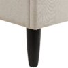 Aspen - King Vertical Tufted Headboard Platform Bed Set - Light Beige - Image 11