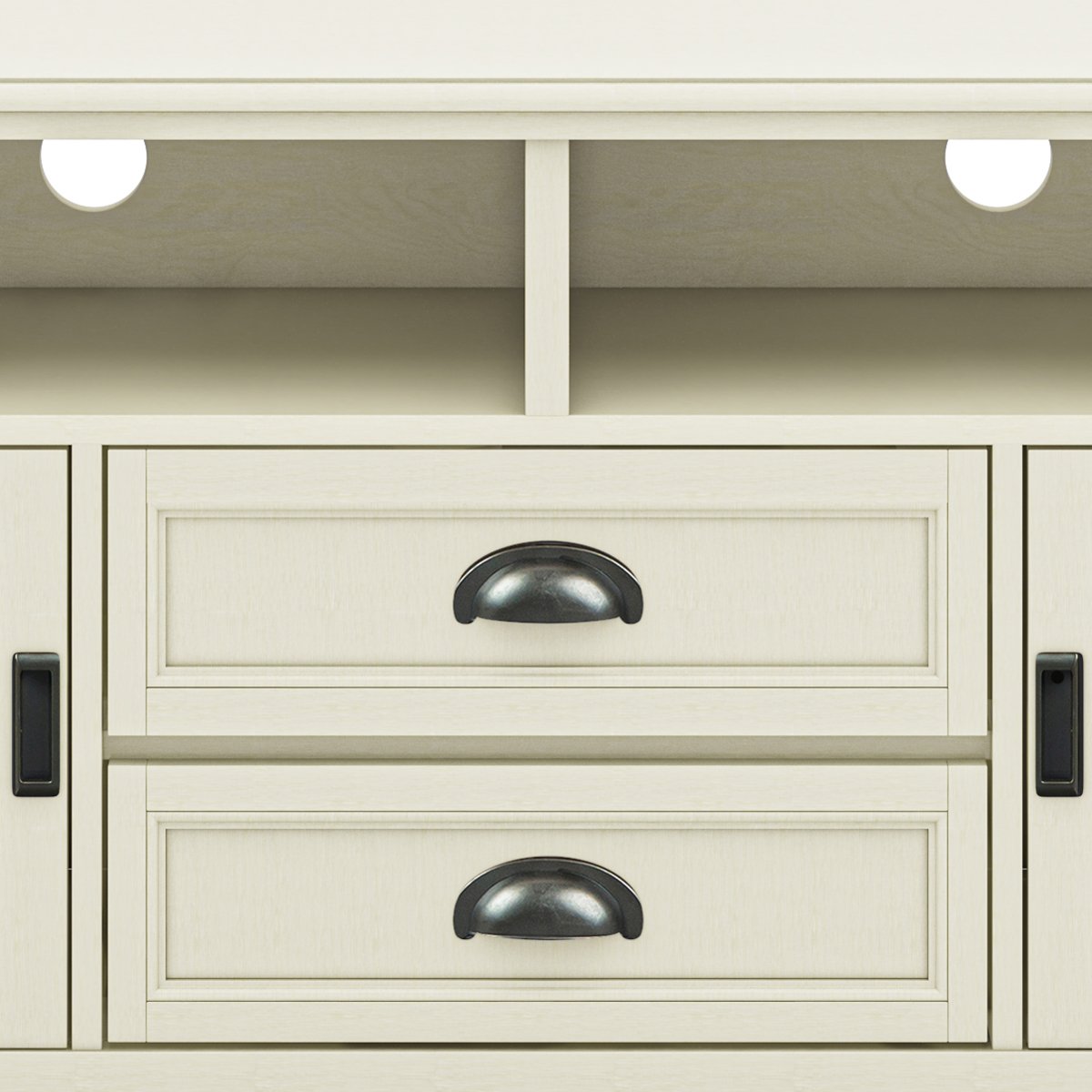 Burlington - TV Media Stand - Antique White - Image 8