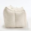 Comfortable Dual Beanbag Chair With High Resilience Foam Core For 2 People - Beige - Image 23