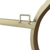 Wall Mirror Rectangular Mirror With 2 Wavy Sides Metal Framed Mirror Vanity Mirror Dressing Mirror, For Bathroom, Living Room, Bedroom Wall Decor - Golden - Image 8