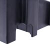 Heavy Duty Plastic 4" High Portable Automotive Curb Ramp For Cars & Wheelchairs Interlocking Design - Black - Image 13
