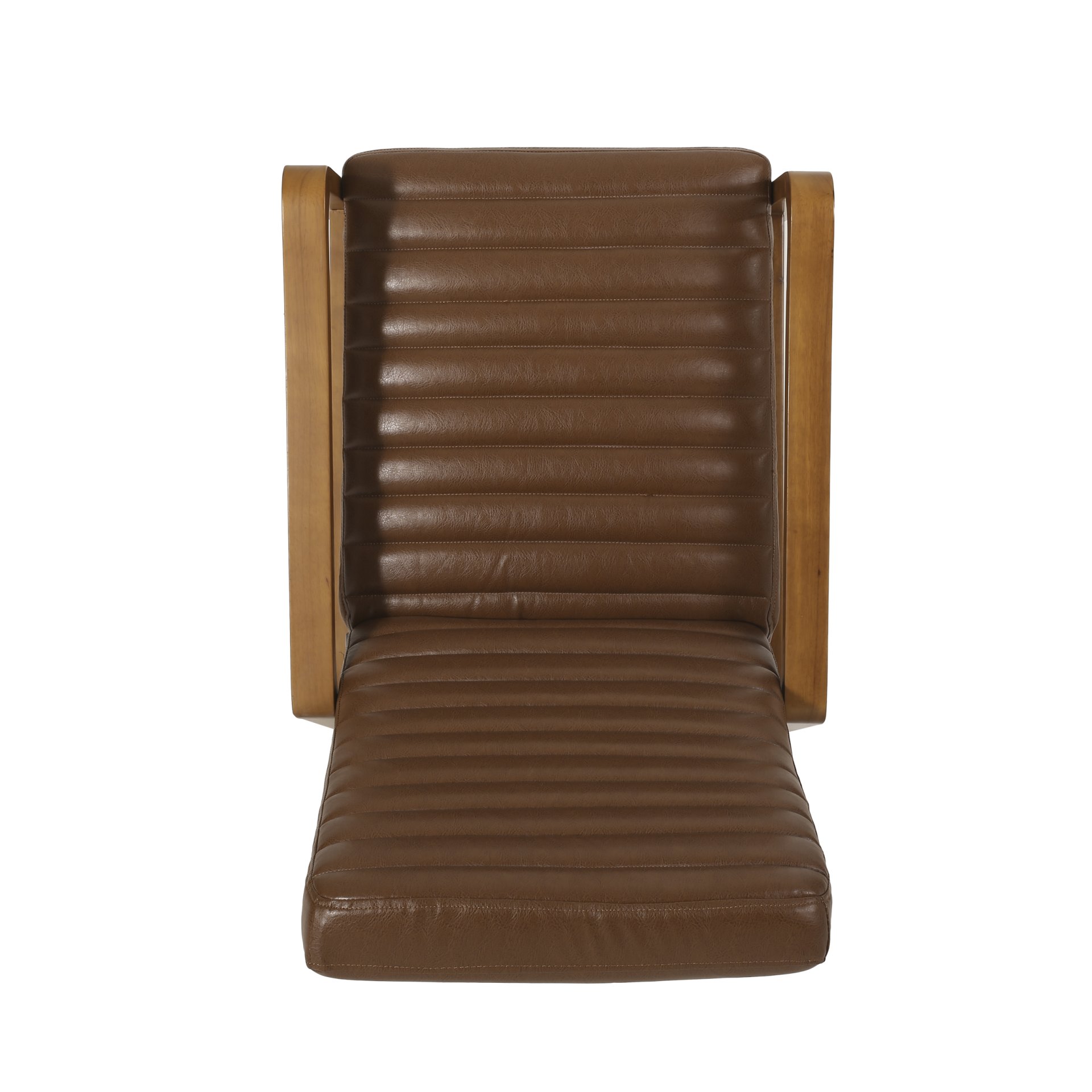 Manual Club Recliner - Light Brown - Image 14