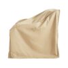 Shield - Patio Outdoor Club Chair Cover Set, Durable Weather Resistant Fabric - Beige - Image 7
