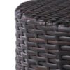 Barrel Side Table With Handcrafted Details - Brown - Image 7