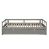 Extending Daybed With Trundle, Daybed With Trundle - Gray - Image 5