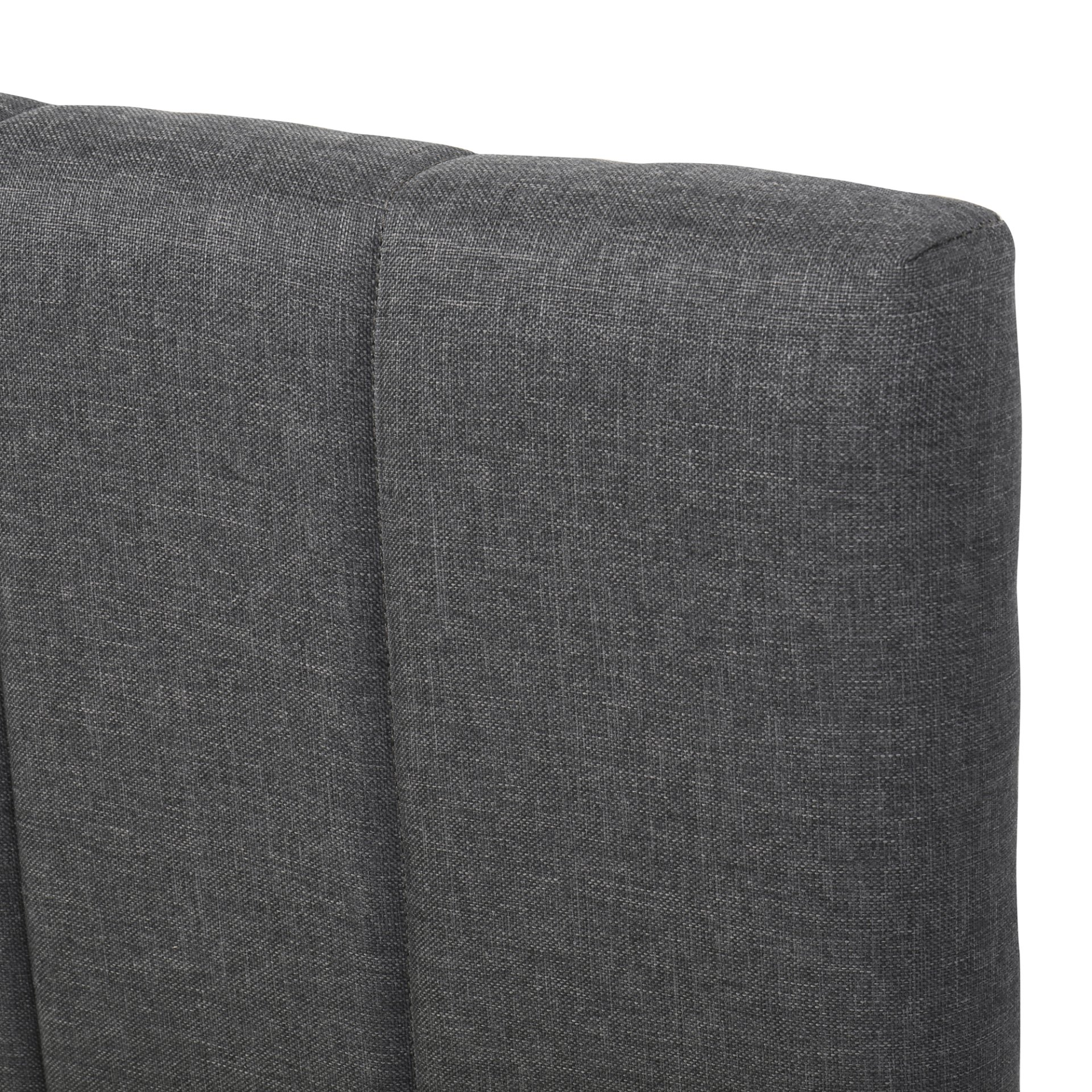 Full Size Upholstered Platform Bed With Twin Size Trundle And 3 Drawers - Gray - Image 12