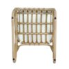 Outdoor Wicker Dining Chairs With Washable Cushion (Set of 2), Durable Rattan Chairs For Patio Color - Natural / Yellow - Image 12