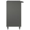 Heavy Duty Metal Storage Cabinet With Wheels 3 Drawer Tool Cabinet For Garage, Office, And Home Organizer Solutions - Brushed Nickel - Image 13
