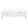 Gaines - High Gloss Coffee Table - White - Image 3