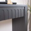 Modern Console Table With 4 Drawers, Entryway Table With Storage - Black - Image 10
