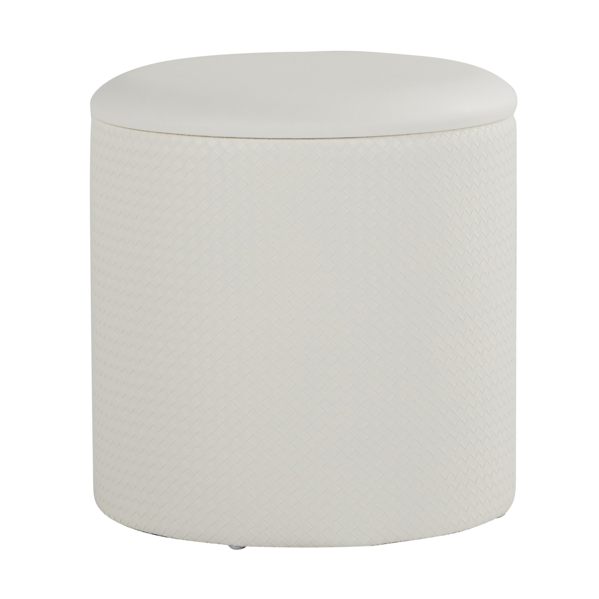 Maverick - Contemporary Nesting Ottoman Set With - Cream - Image 5