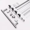 Frameless Single Sliding Shower Door With 8Mm Clear Tempered Glass - Chrome - Image 12