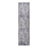 Marfi - 2' X 8' Abstract Runner Rug - Silver / Blue - Image 9