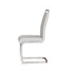 Dining Chairs Set, Kitchen Modern Metal Chairs With Padded Seat High Back (Set of 4) - White - Image 15
