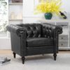 1 Seater Sofa - Black - Image 2