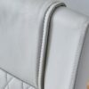 Modern Cushioned Living Room Chairs With Metal Legs (Set of 4) - Light Gray - Image 9