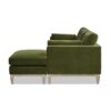 Knox - Modern Farmhouse Reversible Chaise Sectional Sofa - Green - Image 4