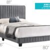 Lodi - King Bed - Gray - Image 6