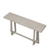 Console Table Stylish Rectangular Entryway Table Outdoor Console Table For Patio Sturdy Construction Hall Table - Gray - Image 9