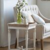 Square Alcott Side Table - White - Image 4