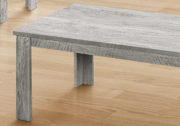 Table Set, Coffee, End, Side, Accent, Living Room Transitional (Set of 3) - Gray