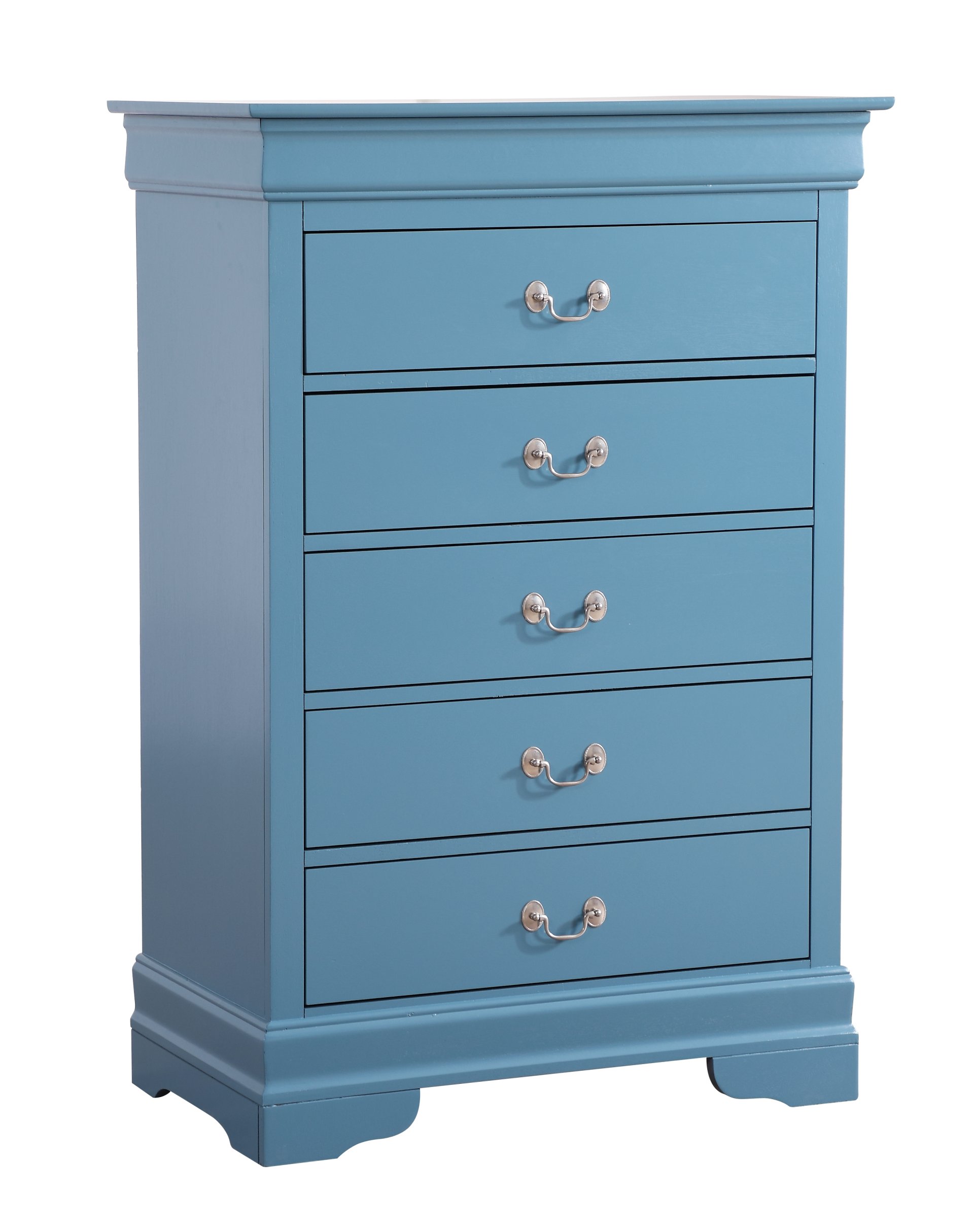 Traditional Style Storage Chest - Teal - Image 5