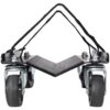 Heavy Duty Snowmobile Dolly With V Slide And Swivel Casters Steel, 1500Lbs Capacity - Black - Image 10