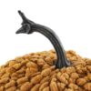 Chenille Weighted Pumpkin Ornament Decor For Holiday Harvest Festival Fall Festival & Thanksgiving (Set of 2) - Orange - Image 11