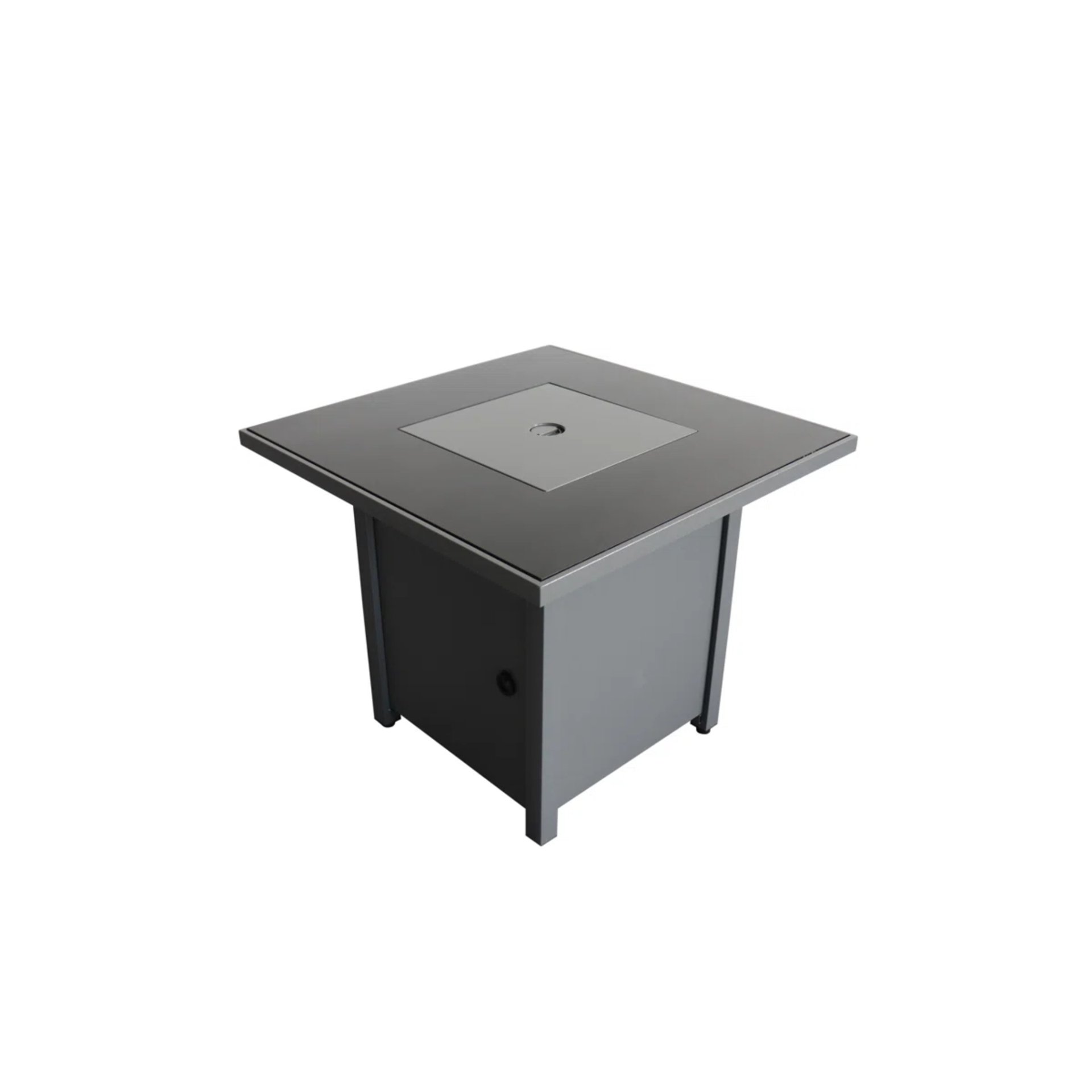 Outdoor Fire Pit Table With Lid - Gray - Image 7