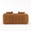 Soft Beanbag Chair With High Resilience Foam Core For Two People - Yellow - Image 22
