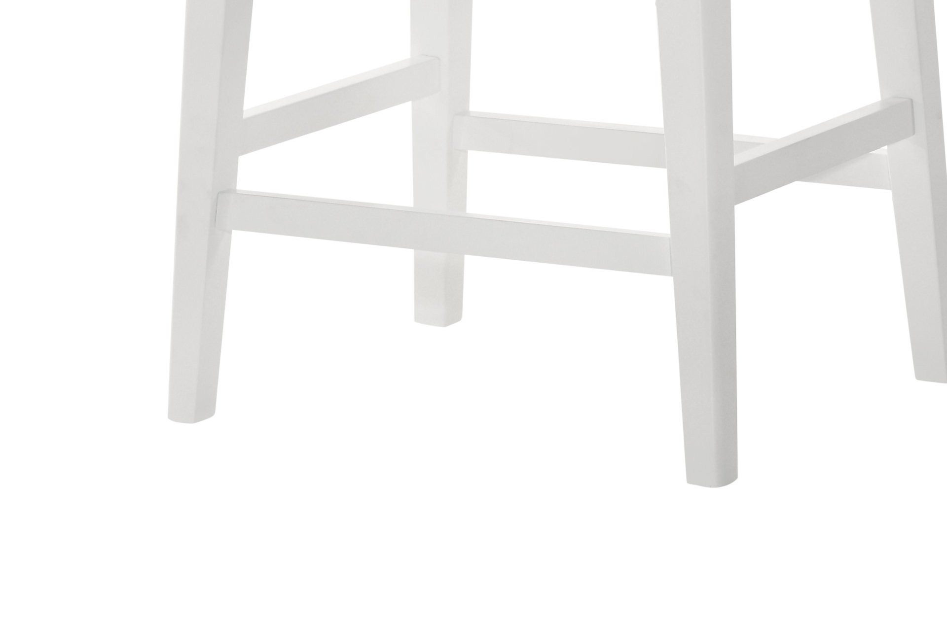 Sasha - Counter Height Stool With Upholstered Seat - White - Image 4