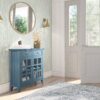 Acadian - Entryway Storage Cabinet - Distressed Coastal Blue - Image 11