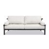 Zara - Dowel Frame Bolster Patio Deep Seating Sofa - Wheat Beige Axroma Olefin - Image 2