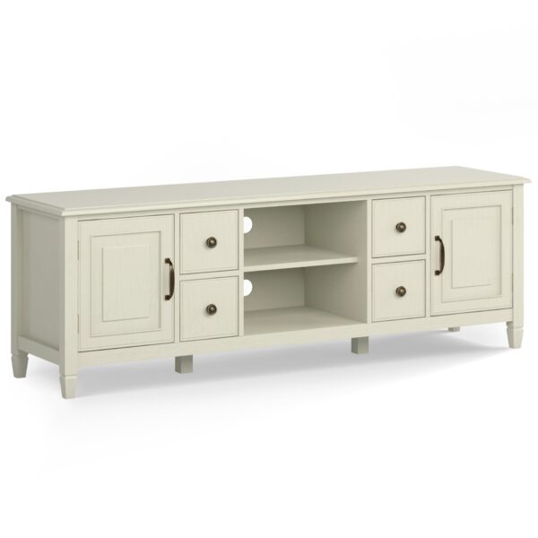 Connaught - Wide TV Stand - Antique White