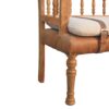 Strapped Hallway Bench - Cream / Brown - Image 4