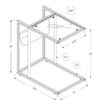 Accent Table, C - Shaped, Contemporary And Modern - White - Image 3