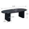 Tapered Tabletop Coffee Table - Antique Black - Image 8