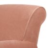 Alana Lawson - Accent Arm Chair Casters - Peach Orange - Image 4