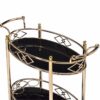 Ottesen - Glass Serving Cart - Black / Gold - Image 4