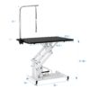 Hydraulic Dog Pet Grooming Table Heavy Duty Big Size Z-Lift Pet Grooming Table - Black / White - Image 2