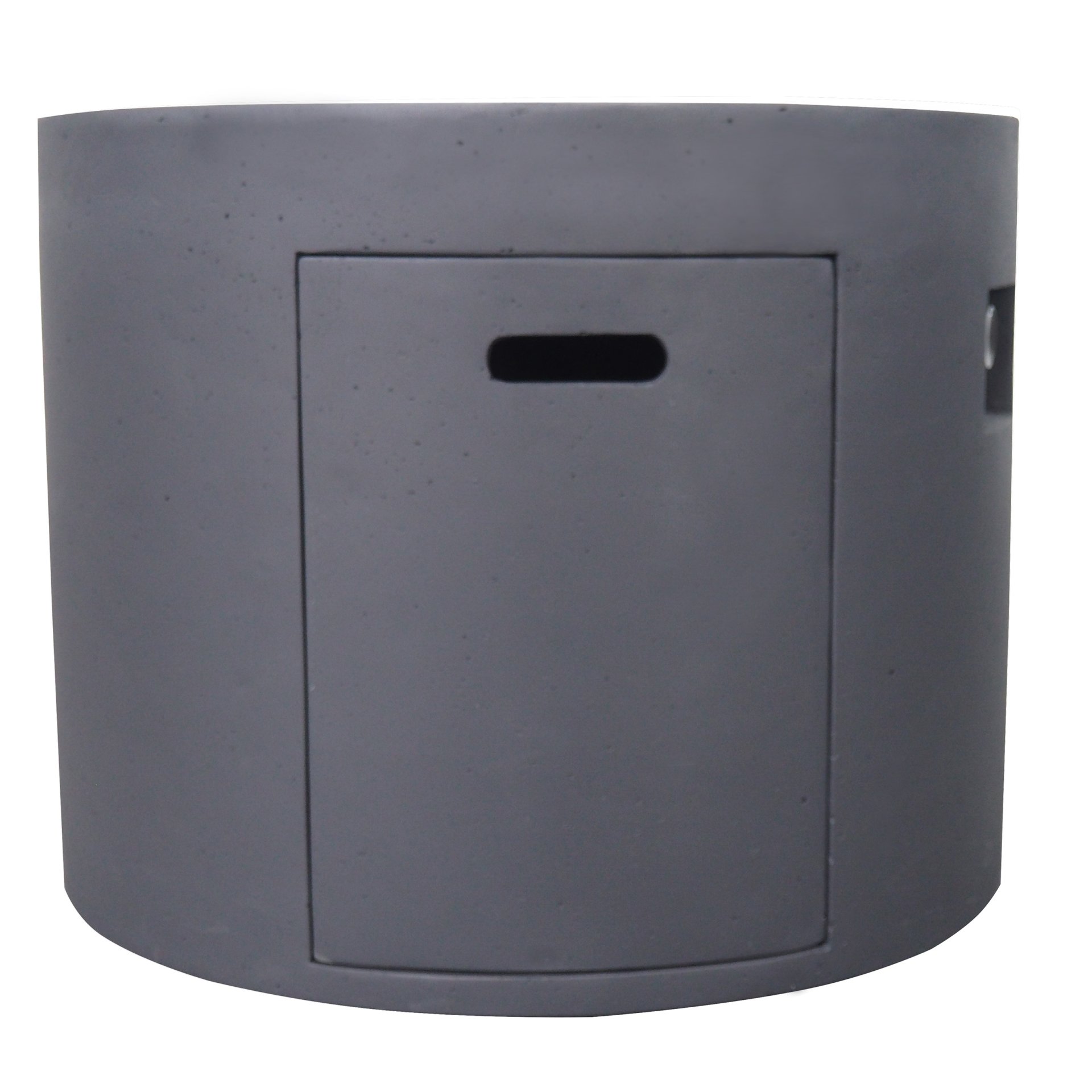 Contemporary 31" Round Fire Pit With 40, 000 Btu - Dark Gray - Image 5